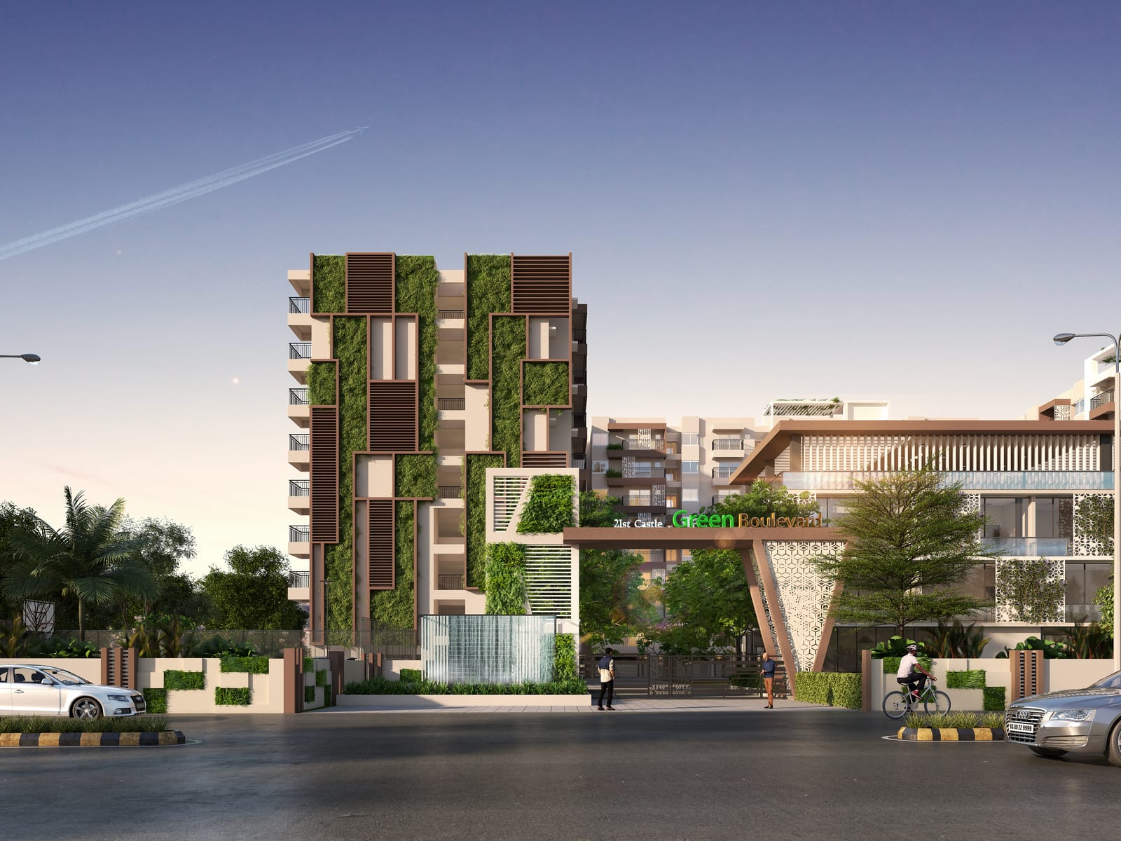 Green Boulevard main entrance - Premium apartments Sarjapur Road