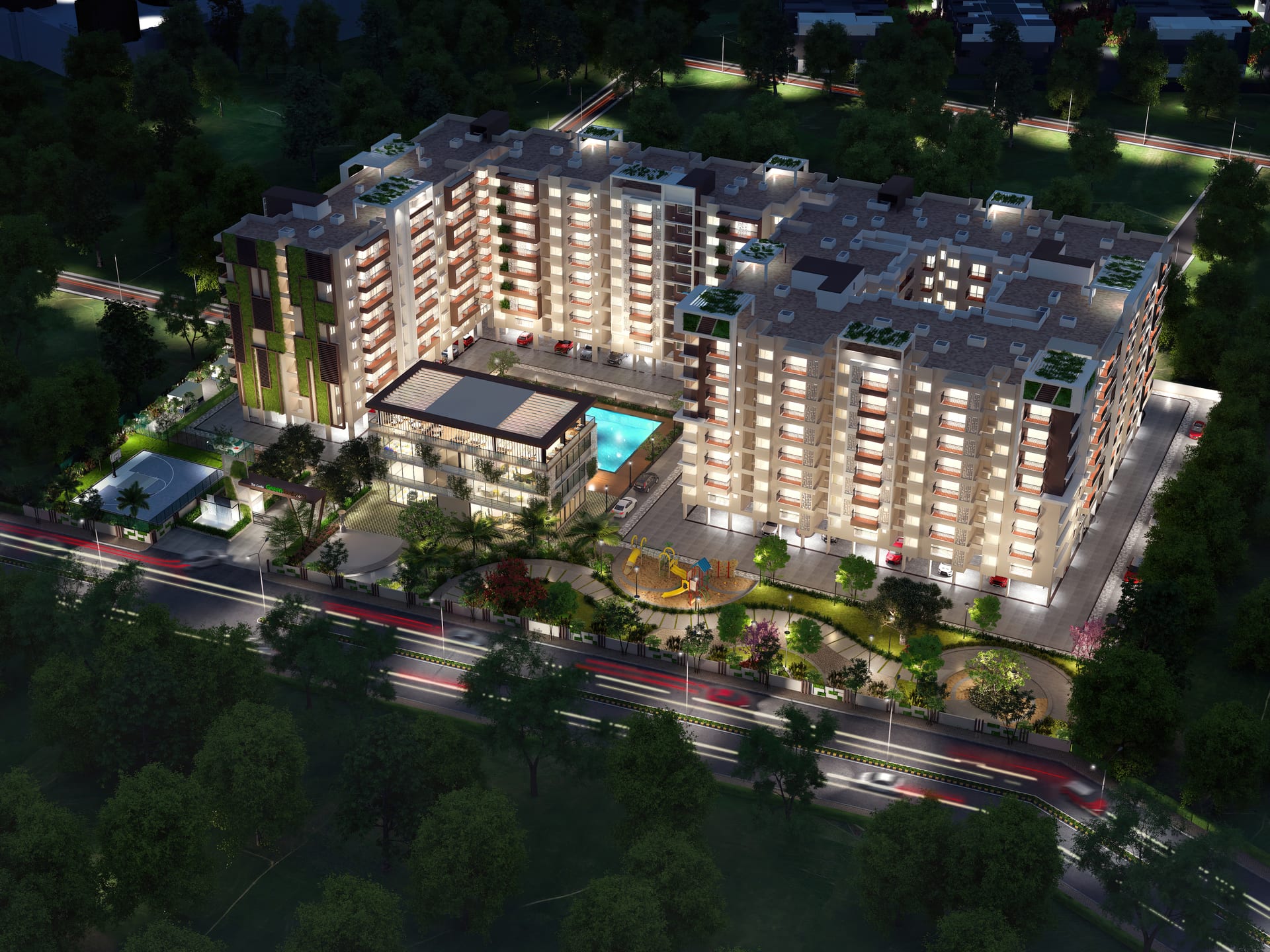 Green Boulevard Apartments - Premium residential complex by 21st Castle Developers in Sarjapur Road Bangalore